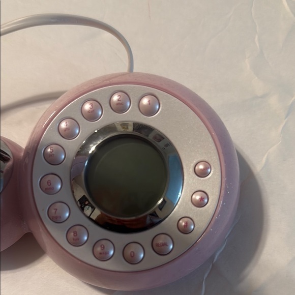 Vintage Barbie Light Pink Phone with Coiled Cord - Picture 2 of 4